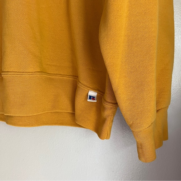 Vintage Crewneck Sweatshirt Mustard Yellow XLT - Picture 4 of 7